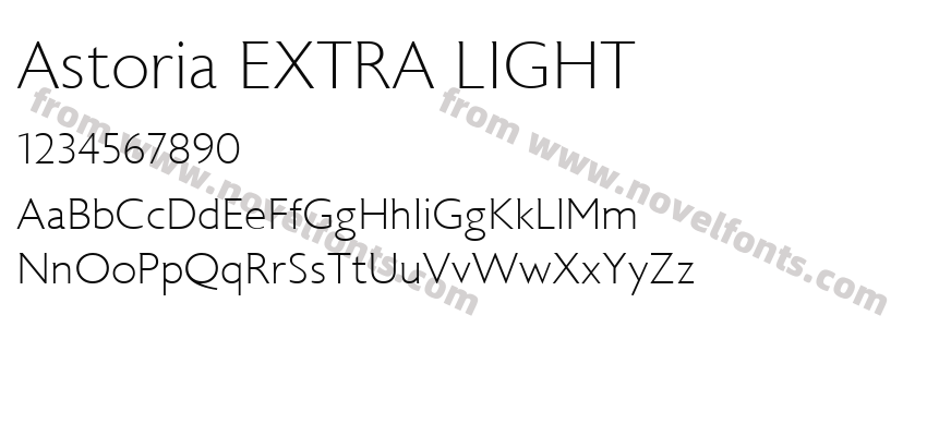 Astoria EXTRA LIGHTPreview