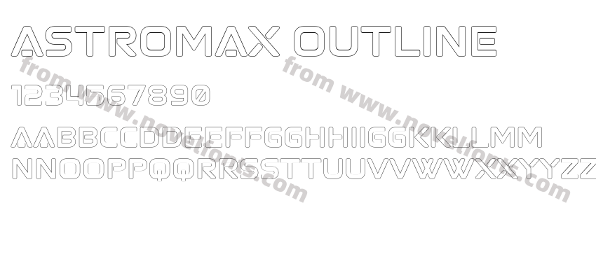 Astromax OutlinePreview