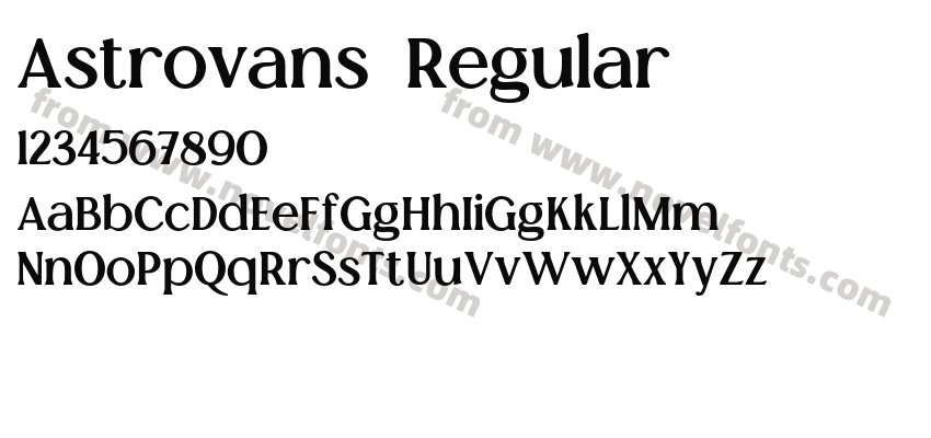 Astrovans RegularPreview