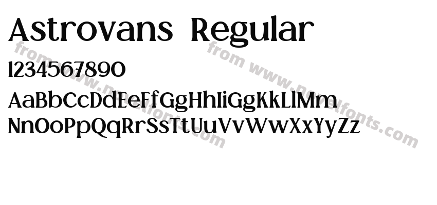 Astrovans RegularPreview