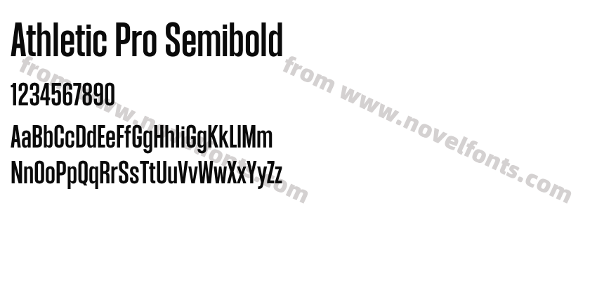 Athletic Pro SemiboldPreview