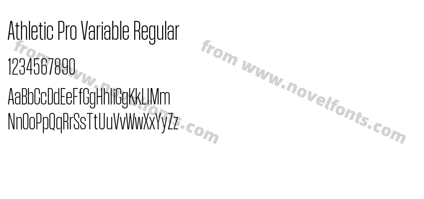 Athletic Pro Variable RegularPreview