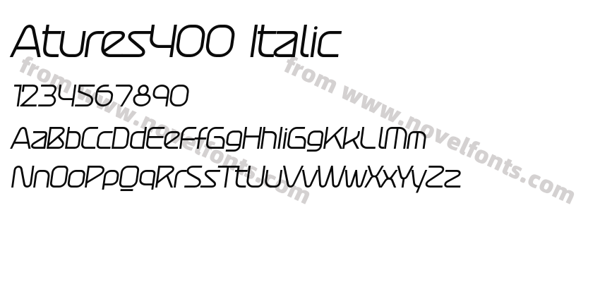 Atures400 ItalicPreview
