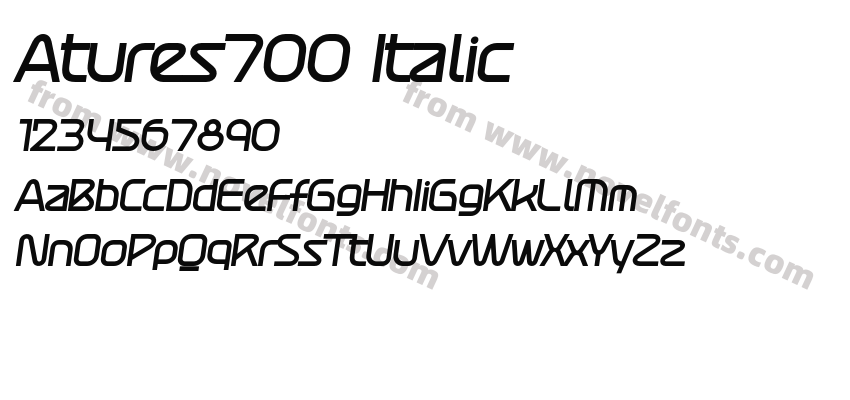 Atures700 ItalicPreview