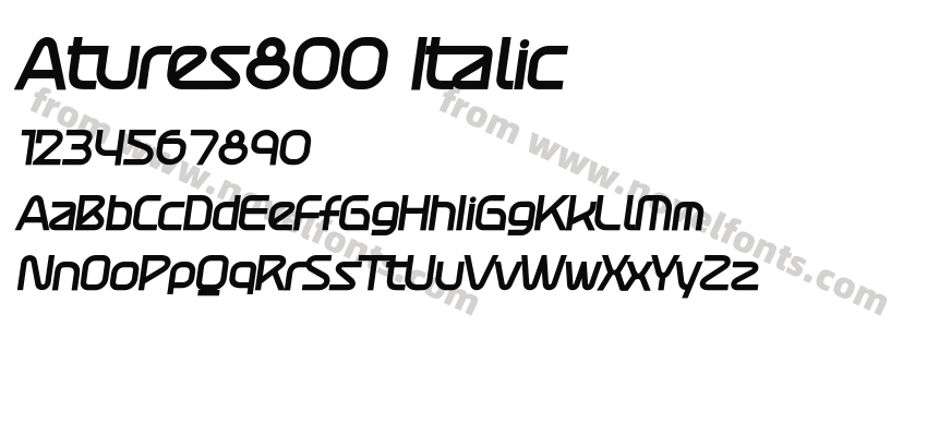 Atures800 ItalicPreview