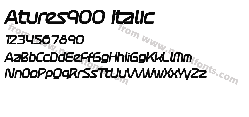 Atures900 ItalicPreview