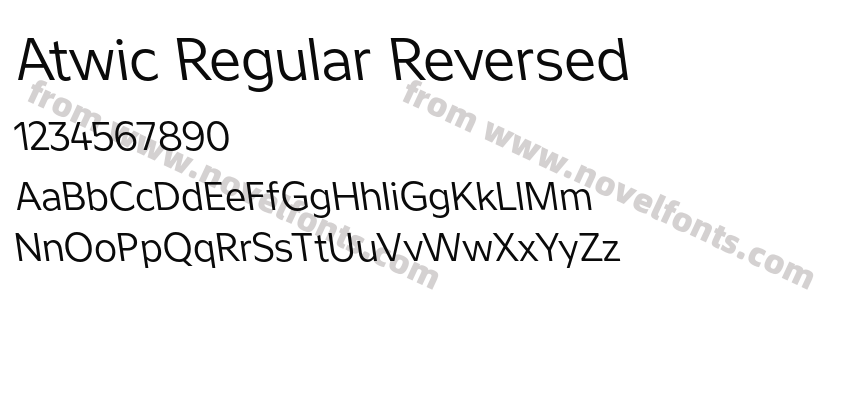 Atwic Regular ReversedPreview