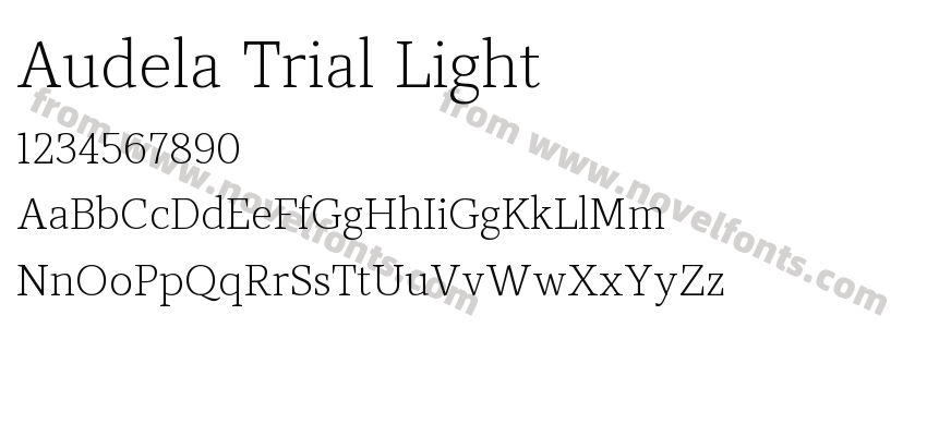 Audela Trial LightPreview