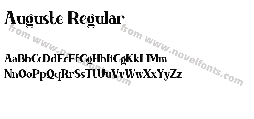 Auguste RegularPreview