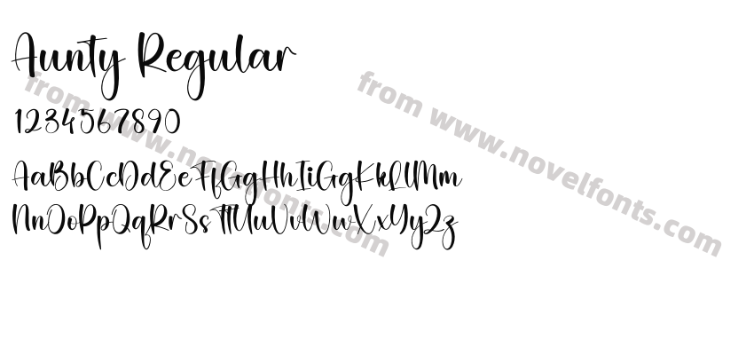 Aunty RegularPreview
