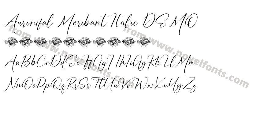 Auronifal Meribant Italic DEMOPreview