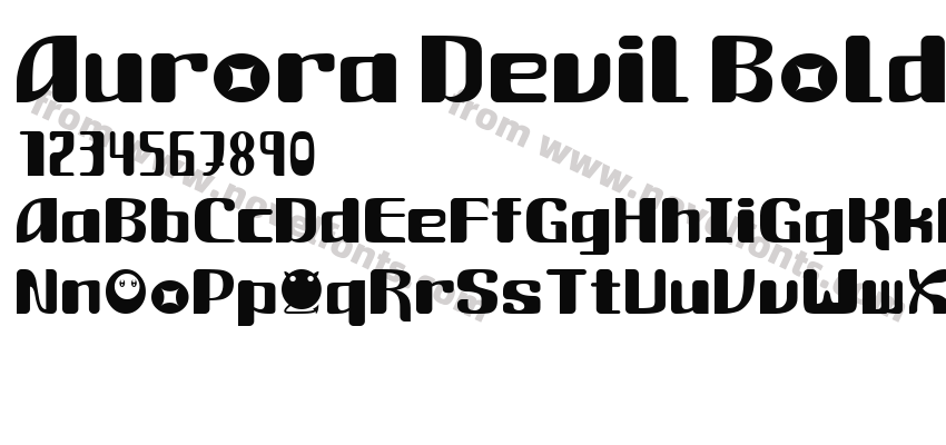 Aurora Devil BoldPreview