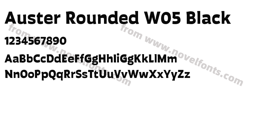 Auster Rounded W05 BlackPreview