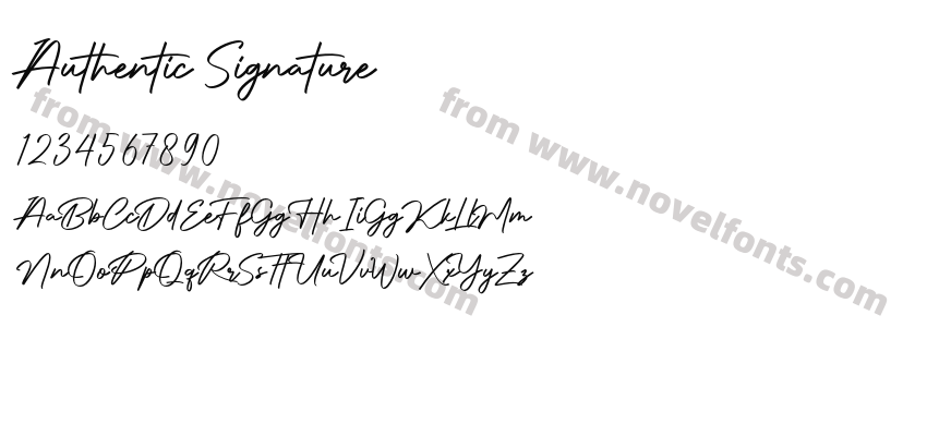 Authentic SignaturePreview