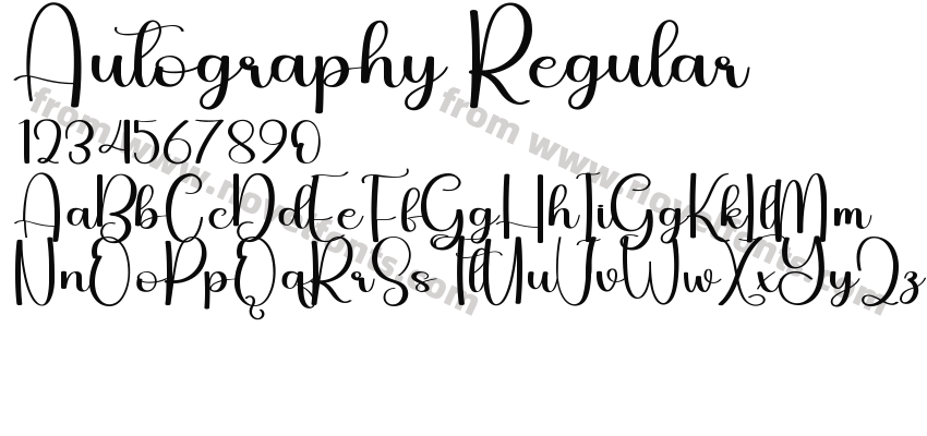 Autography RegularPreview