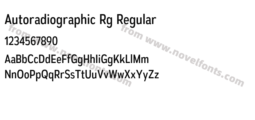 Autoradiographic Rg RegularPreview