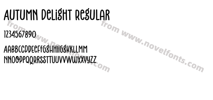 Autumn Delight RegularPreview