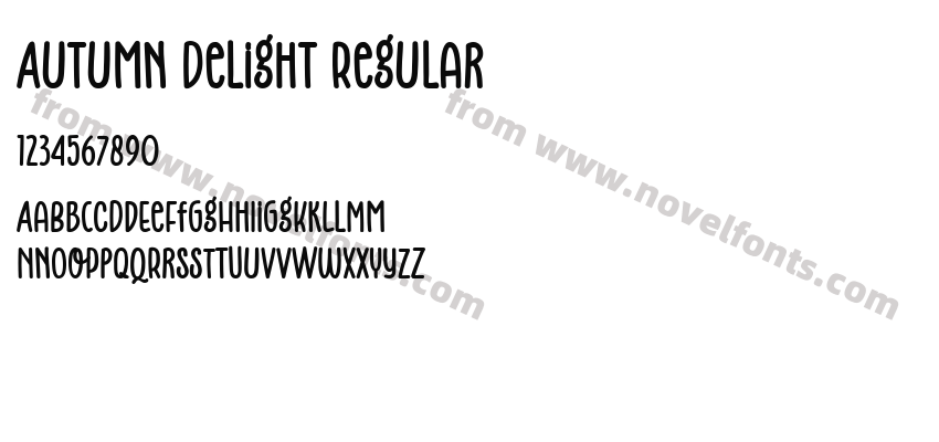 Autumn Delight RegularPreview