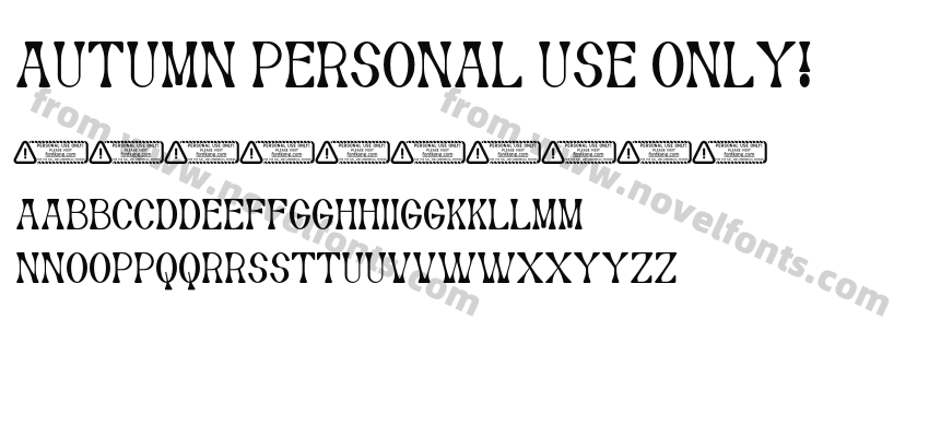 Autumn PERSONAL USE ONLY!Preview