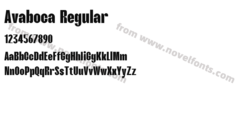 Avaboca RegularPreview