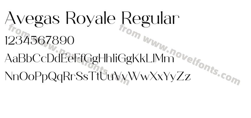 Avegas Royale RegularPreview