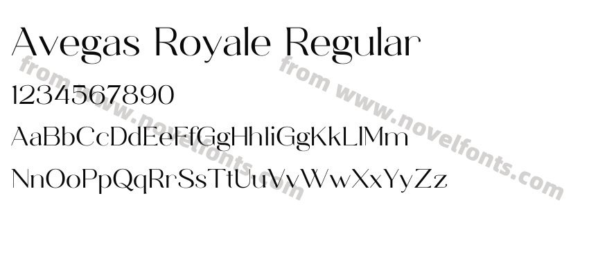 Avegas Royale RegularPreview