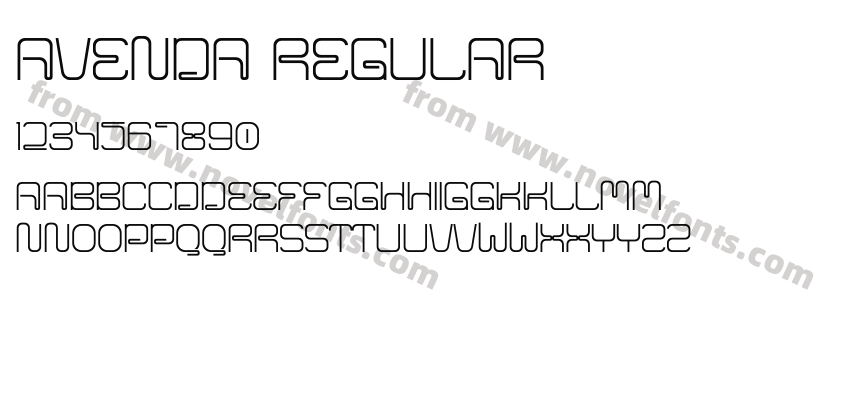 Avenda RegularPreview