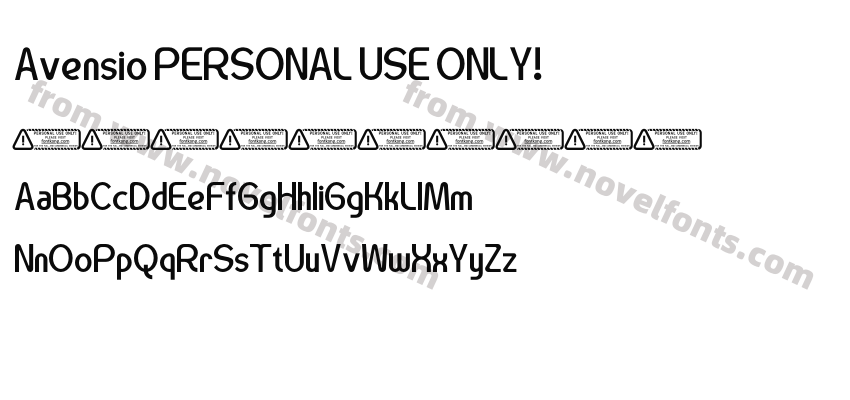 Avensio PERSONAL USE ONLY!Preview
