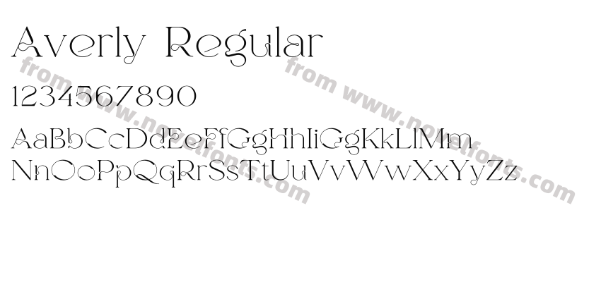 Averly RegularPreview