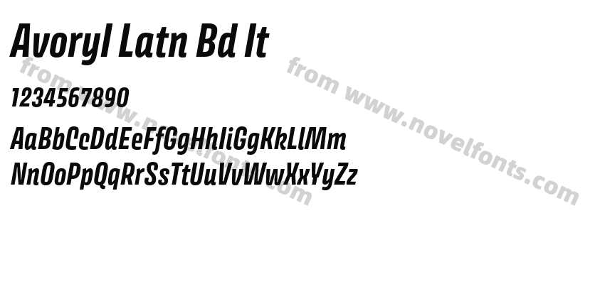 AvoryI Latn Bd ItPreview