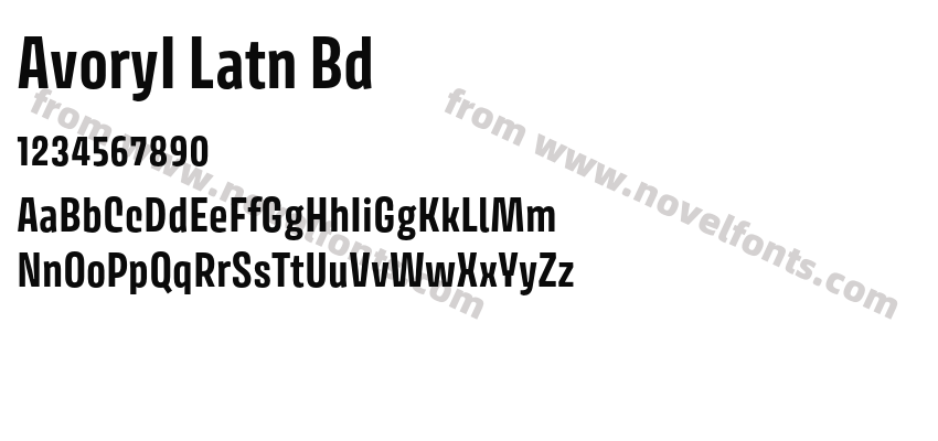 AvoryI Latn BdPreview