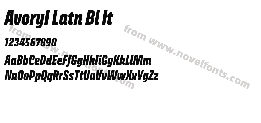 AvoryI Latn Bl ItPreview