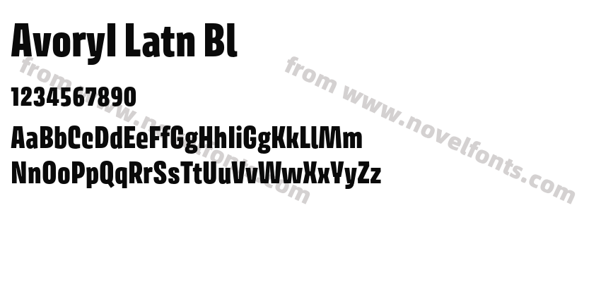 AvoryI Latn BlPreview