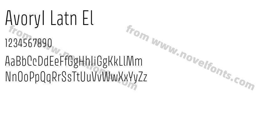 AvoryI Latn ElPreview