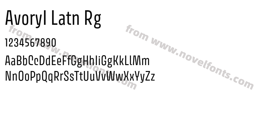 AvoryI Latn RgPreview
