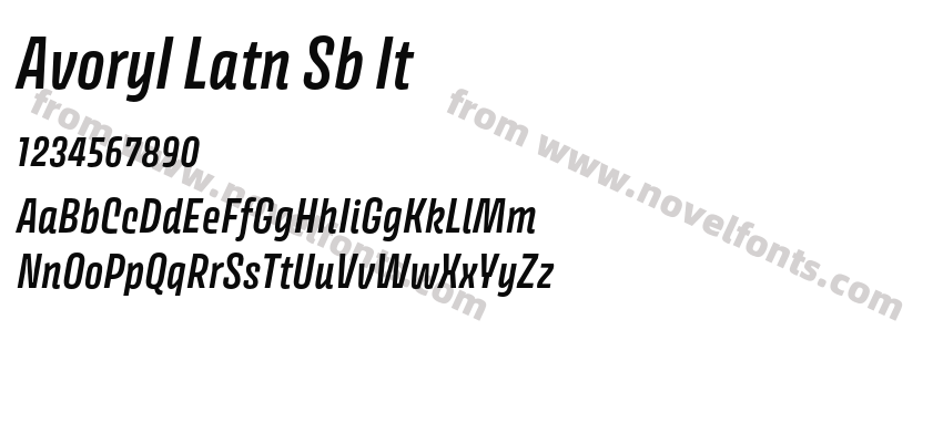 AvoryI Latn Sb ItPreview