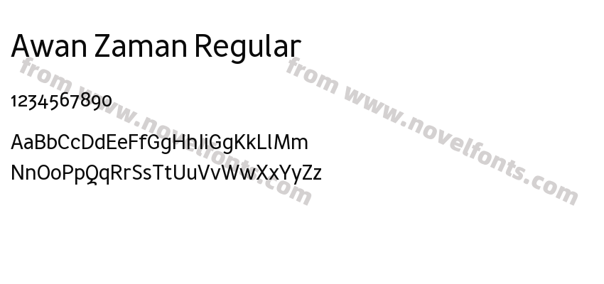Awan Zaman RegularPreview