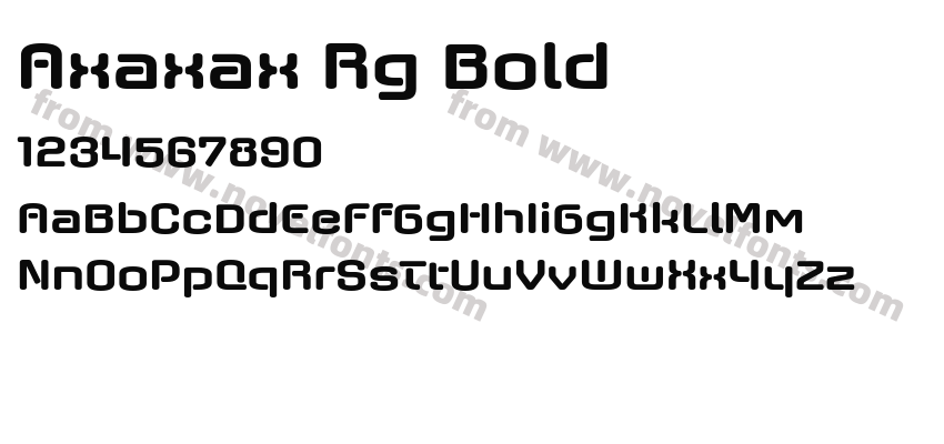Axaxax Rg BoldPreview