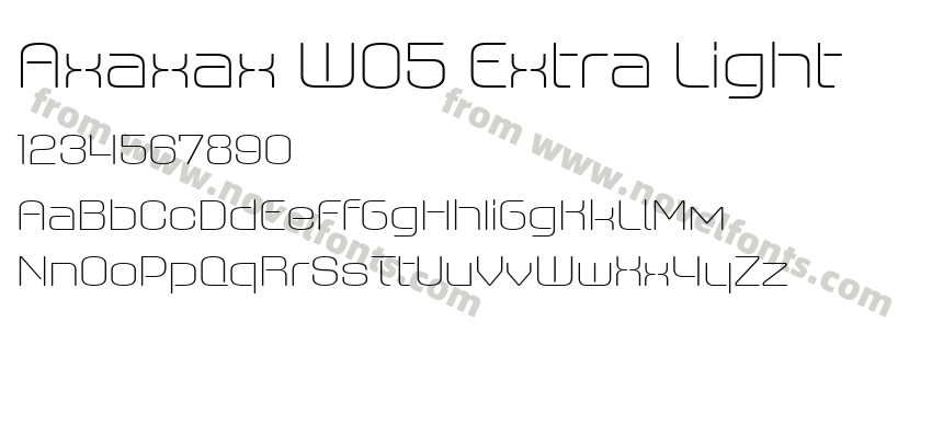 Axaxax W05 Extra LightPreview