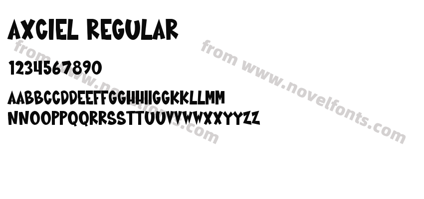 Axciel RegularPreview