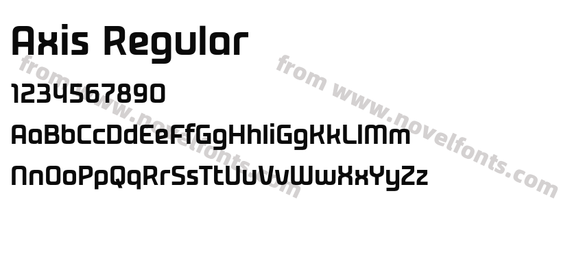 Axis RegularPreview