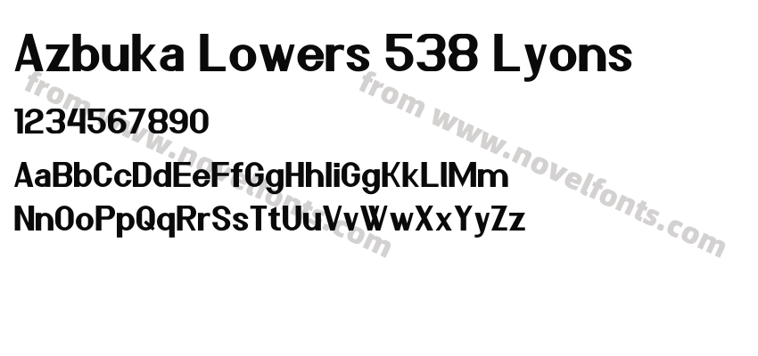 Azbuka Lowers 538 LyonsPreview