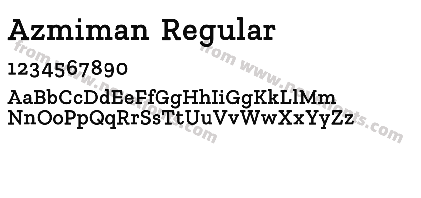 Azmiman RegularPreview