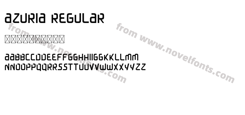 Azuria RegularPreview