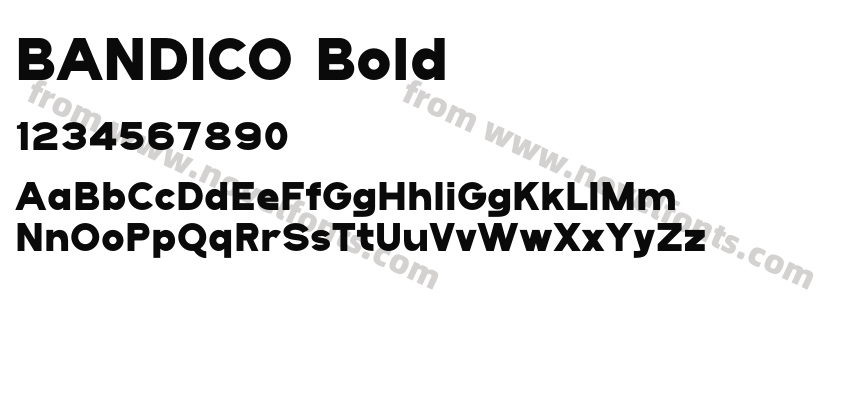 BANDICO BoldPreview