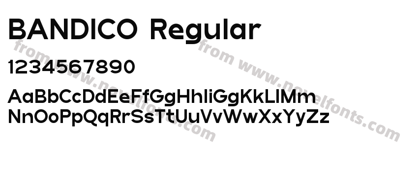 BANDICO RegularPreview