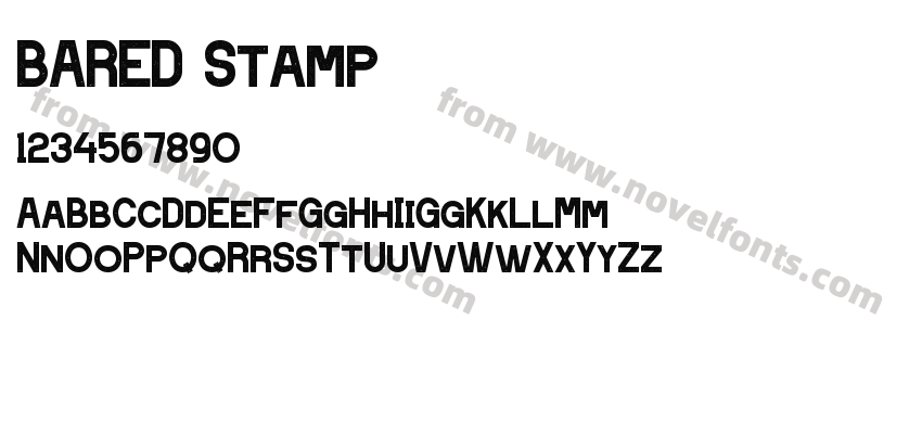BARED StampPreview