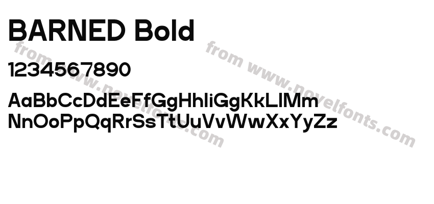 BARNED BoldPreview