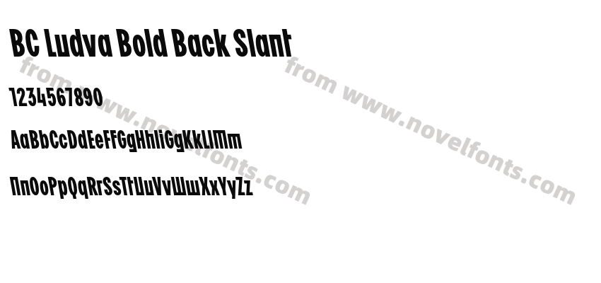 BC Ludva Bold Back SlantPreview