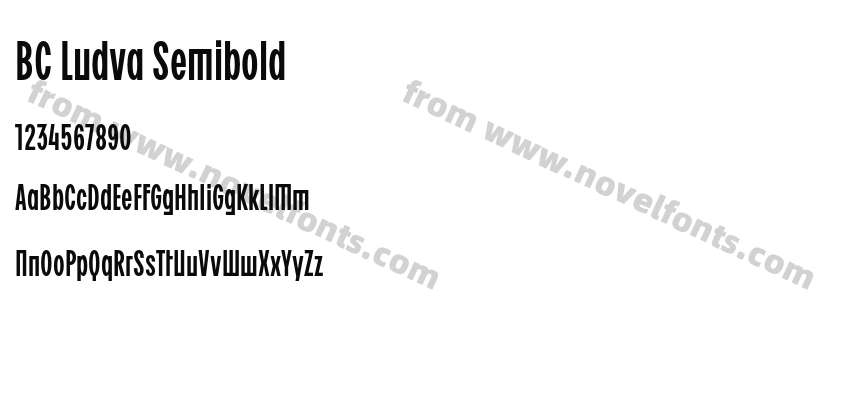 BC Ludva SemiboldPreview
